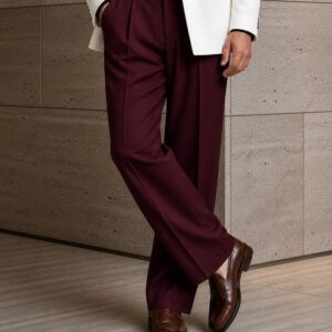 Formal baggy Maroon